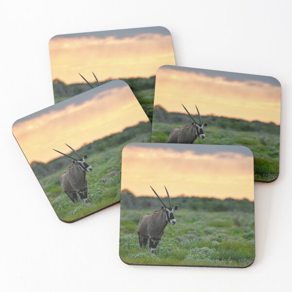 Item preview, Oryx at Sunset – The Silent Guardian of the Plains designed and sold by DavideAntoniani.