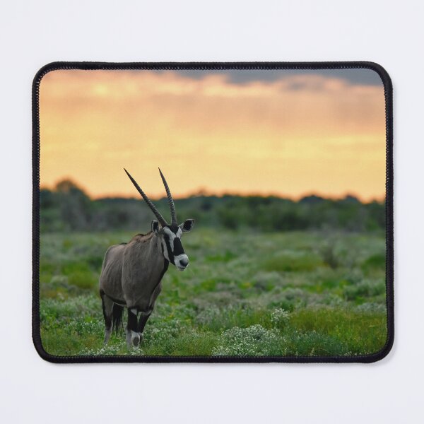 Item preview, Oryx at Sunset – The Silent Guardian of the Plains designed and sold by DavideAntoniani.