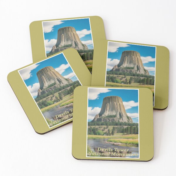 Item preview, Devils Tower National Monument - Wyoming USA designed and sold by Museum Of Non-Existing Art.