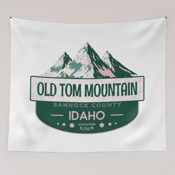 Item preview, Old Tom Mountain, Bannock County, Idaho, Mountain Design designed and sold by Wanderful-roads.