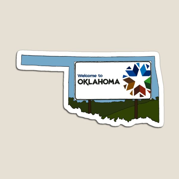 Item preview, Oklahoma state outline designed and sold by annie-ridgeside.