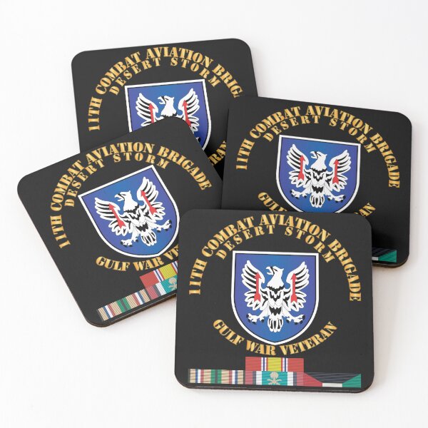 Artikelvorschau, Armee – 11. Combat Aviation Brigade mit DS SVC-Bändern X 300 entworfen und verkauft von Military Insignia Products.