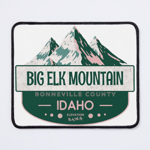 Item preview, Big Elk Mountain, Bonneville County, Idaho, Mountain Design designed and sold by Wanderful-roads.