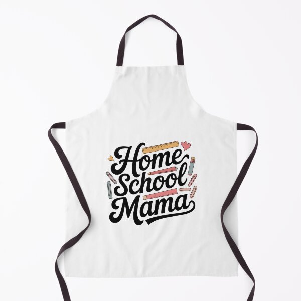 Item preview, Homeschool Mama – School Supplies Doodle Typography designed and sold by Enea Kelo.