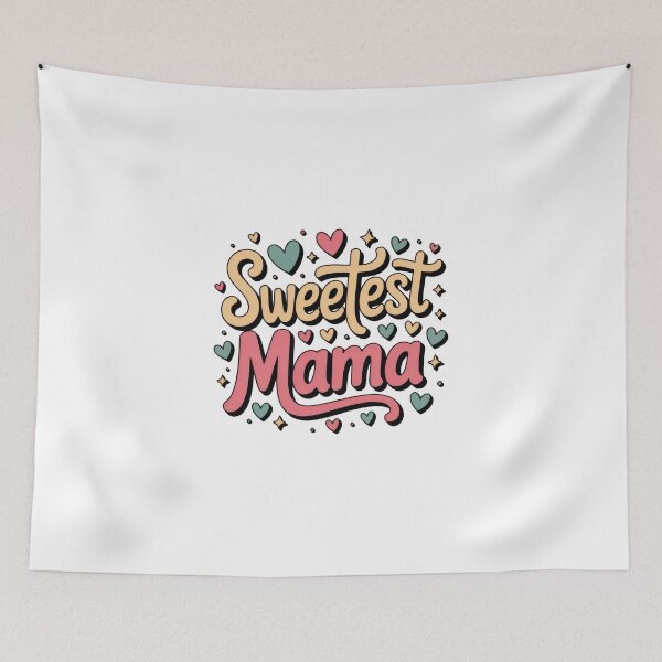 Item preview, Sweetest Mama – Pastel Hearts & Hand-Lettered Art designed and sold by Enea Kelo.