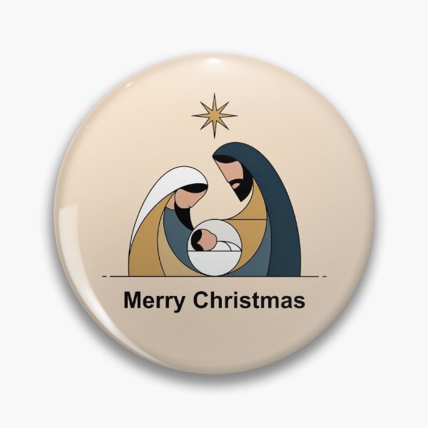 Item preview, Minimalist Geometric Nativity Scene Modern Christmas designed and sold by WikaKowalczyk.