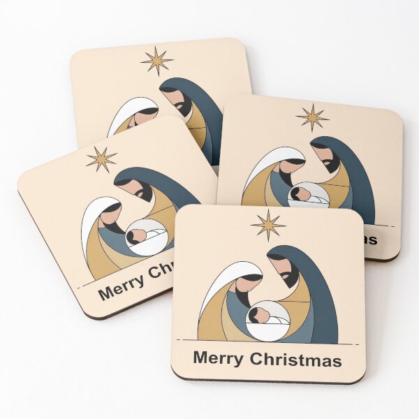 Item preview, Minimalist Geometric Nativity Scene Modern Christmas designed and sold by WikaKowalczyk.