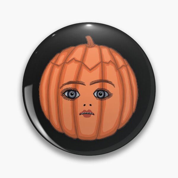 Item preview, halloween creepy vampire girl pumpkin head designed and sold by LisetteBaron.