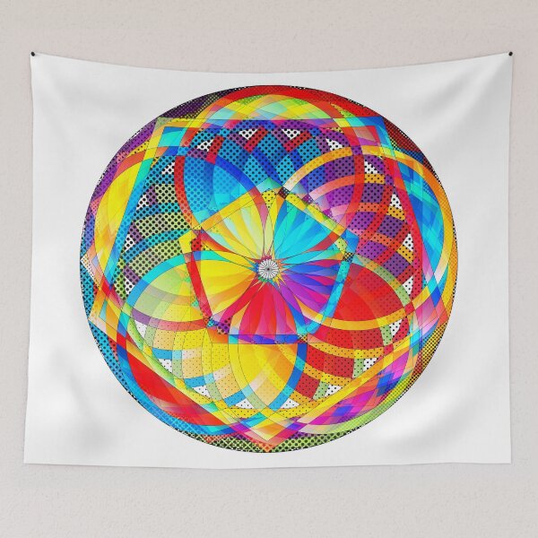 Item preview, Rainbow Mandala designed and sold by Tigerbuck's.