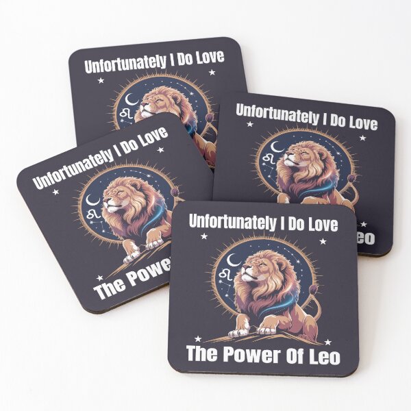 Item preview, Unfortunately I Do Love The Power Of Leo | Funny Zodiac Quote designed and sold by The Real Life Symphony.