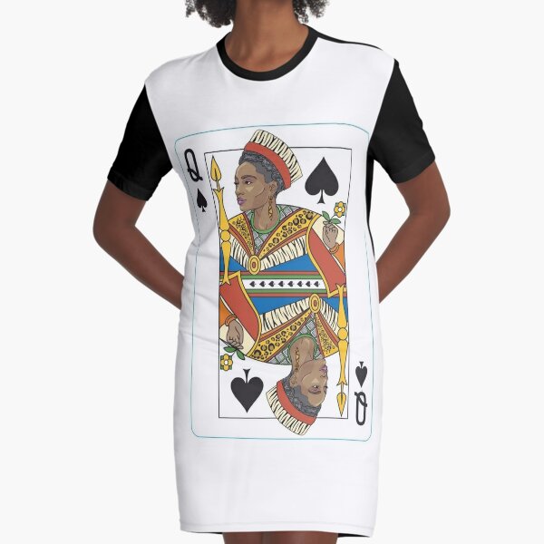 black queen t shirt dress