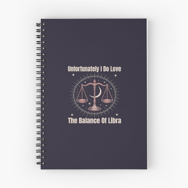 Item preview, Unfortunately I Do Love The Balance Of Libra | Funny Zodiac Quote designed and sold by The Real Life Symphony.