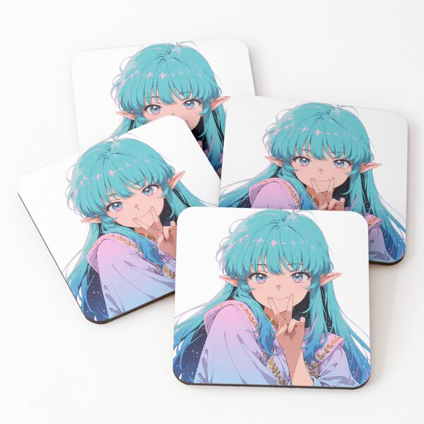 Item preview, Playful Elf Girl Making Peace Sign designed and sold by LunattaStore.