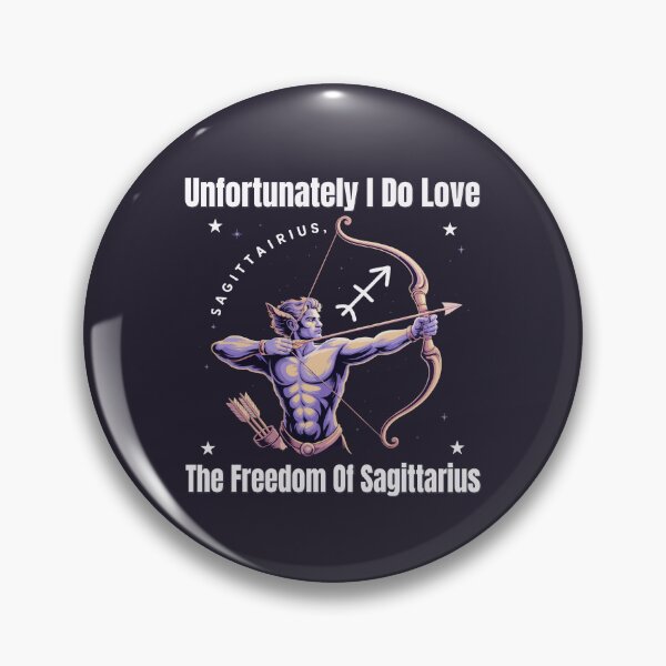 Item preview, Unfortunately I Do Love The Freedom Of Sagittarius | Funny Zodiac Quote designed and sold by The Real Life Symphony.