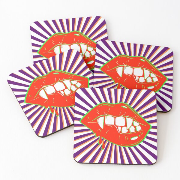 Item preview, Gothic Psychedelic Vampire lips designed and sold by atomobot.