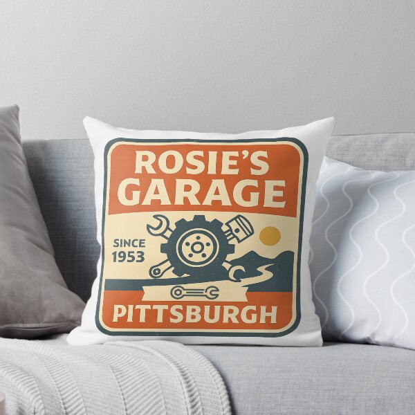 Item preview, Rosie's Garage - Pittsburgh - Since 1953 - Vintage V8 Emblem designed and sold by RedDelaney.