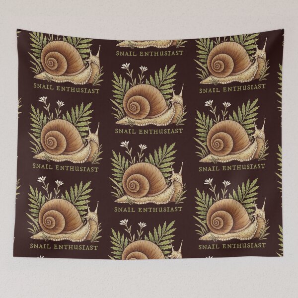 Item preview, Funny Snail Enthusiast Goblincore Dark Academia Cottagecore Therian designed and sold by Veymoth.