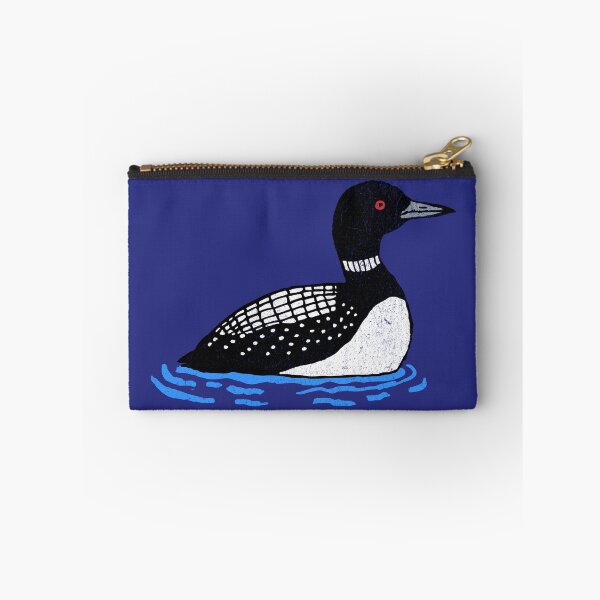Item preview, Common Loon – Minimalist Slightly Distressed Wildlife Art designed and sold by donwillisjrart.