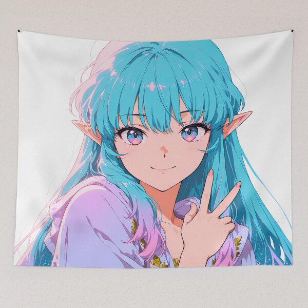 Item preview, Confident Elf Girl with Gentle Smile designed and sold by LunattaStore.