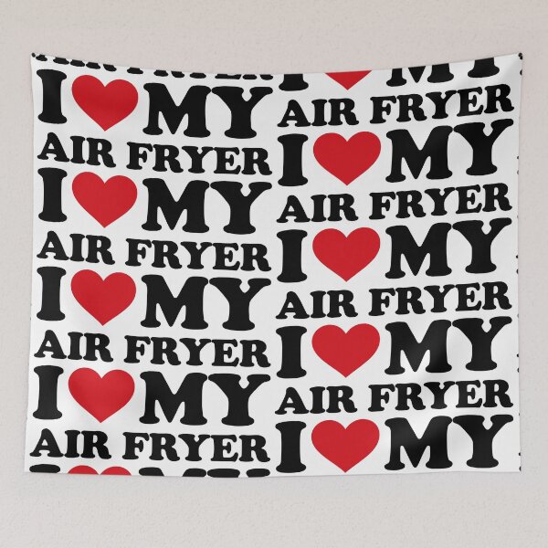 Item preview, I ❤️ My Air Fryer – Funny Kitchen Love Design designed and sold by EmeraldeaArt.