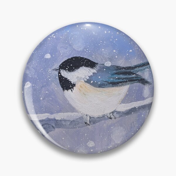 Aperçu de l'œuvre Mésange dans la neige créée et vendue par studiololo.