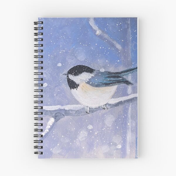 Aperçu de l'œuvre Mésange dans la neige créée et vendue par studiololo.