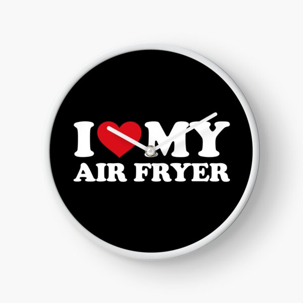 Item preview, I ❤️ My Air Fryer – Funny Kitchen Love white Design designed and sold by EmeraldeaArt.