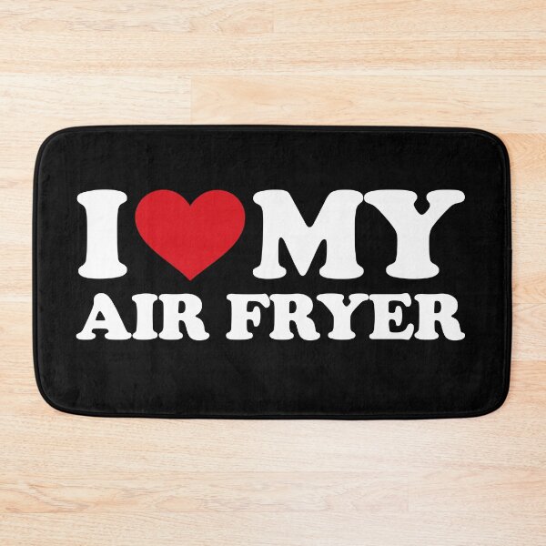 Item preview, I ❤️ My Air Fryer – Funny Kitchen Love white Design designed and sold by EmeraldeaArt.