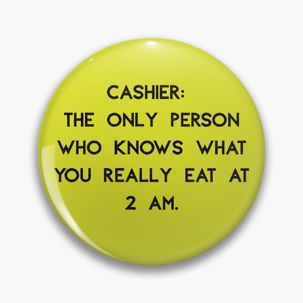 Item preview, Cashier at 2 AM – Night Shift Hero designed and sold by QuirkyDrops.