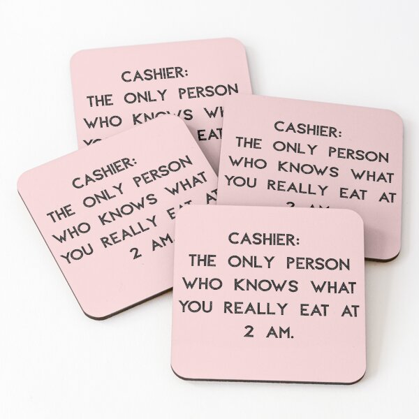 Item preview, Cashier at 2 AM – Night Shift Hero designed and sold by QuirkyDrops.