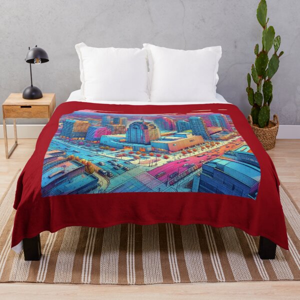 Item preview, Mississauga City Hall 3D Sketch – Vibrant View from Mavis Rd & Central Pkwy,  designed and sold by PaintMeWorld.