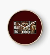 It really tied the room together Clock