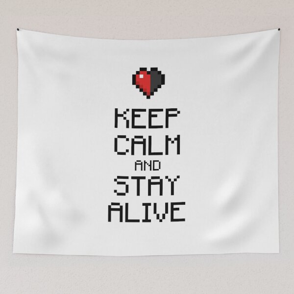 Item preview, Keep calm and stay alive designed and sold by hard2wear.