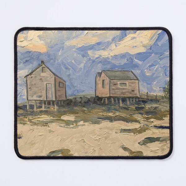 Item preview, Willard Beach Fishing shacks 03 designed and sold by Jeff-Wiegand.