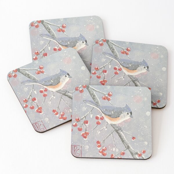 Item preview, Titmouse And Winterberry designed and sold by studiololo.