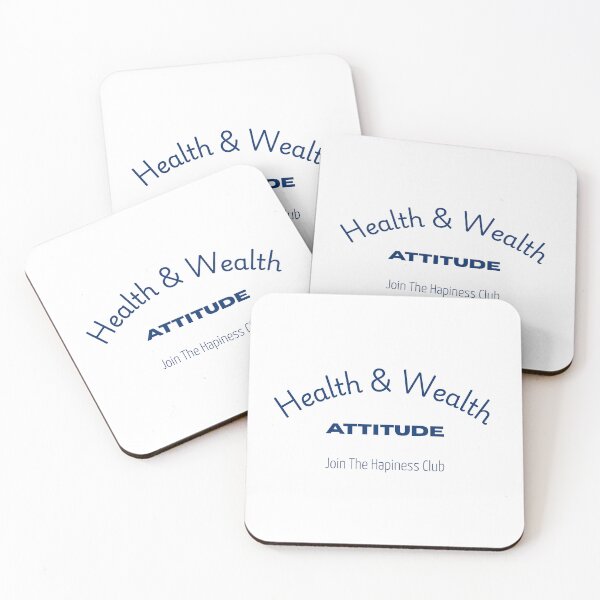 Item preview, Health & Wealth - Motivational Mindset Quote designed and sold by J0b4t.