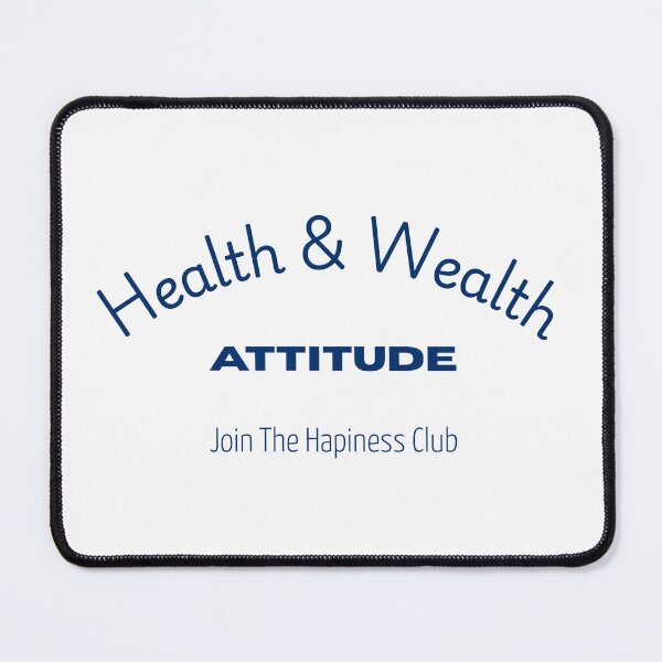Item preview, Health & Wealth - Motivational Mindset Quote designed and sold by J0b4t.