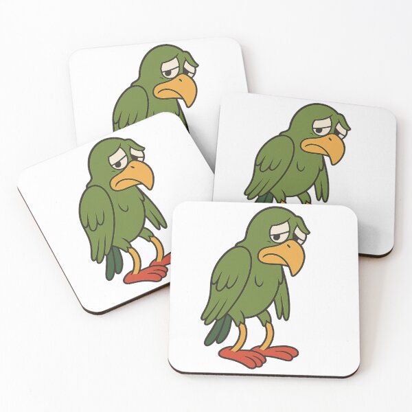 Item preview, Sad Parrot Sticker – 1930s Vintage Cartoon Rubber Hose Style designed and sold by SmplSyrup.
