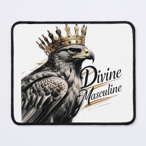 Item preview, Divine Masculine Hawk Crown Image designed and sold by MuditasEyes.