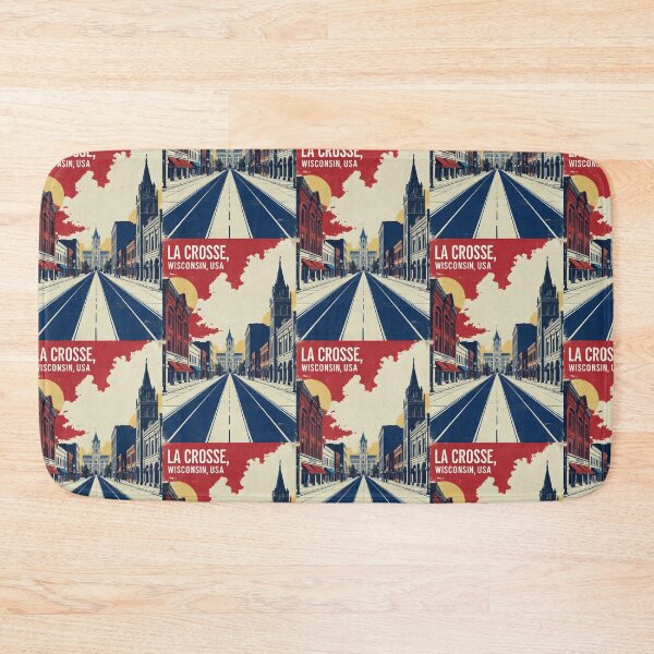 Item preview, La Crosse Wisconsin 1950s USA Vintage Travel Tourism designed and sold by TravelersGems.