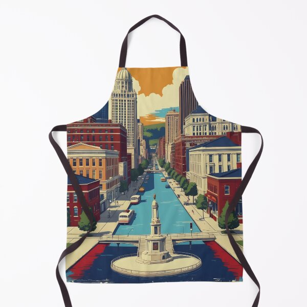 Item preview, Oshkosh Wisconsin 1950s USA Vintage Travel Tourism designed and sold by TravelersGems.