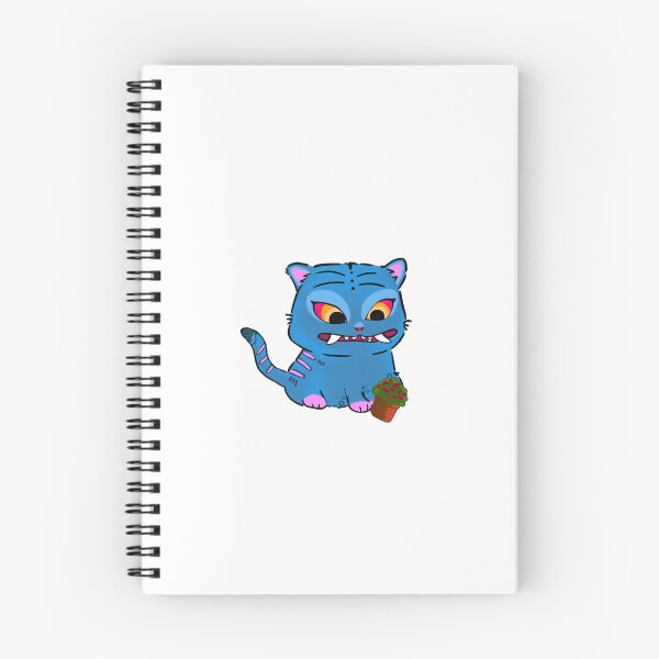 Item preview, Blue cat and the plant designed and sold by Aileexes.