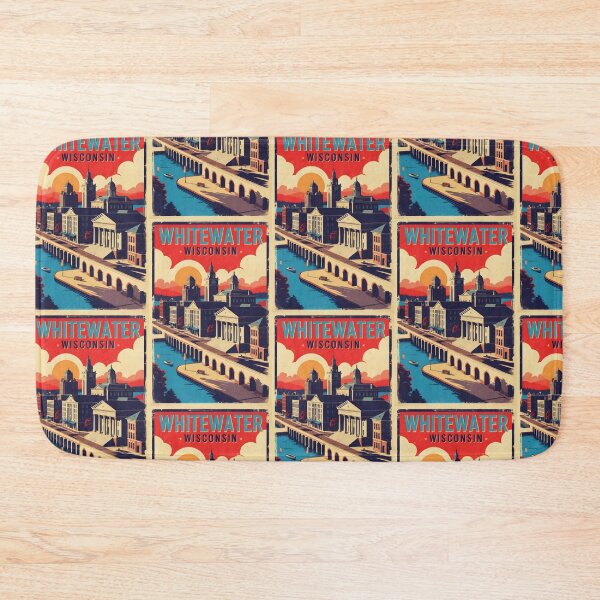 Item preview, Whitewater Wisconsin 1950s USA Vintage Travel Tourism designed and sold by TravelersGems.