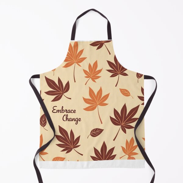 Item preview, Autumn Leaves Pattern – Embrace Change Quote Design designed and sold by VivoStudio.