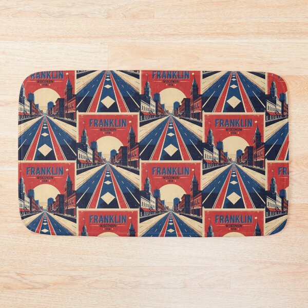 Item preview, Franklin Wisconsin 1950s USA Vintage Travel Tourism designed and sold by TravelersGems.