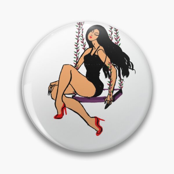 Item preview, Midnight Swing – Bold Fashion Illustration designed and sold by BulletKitty82.