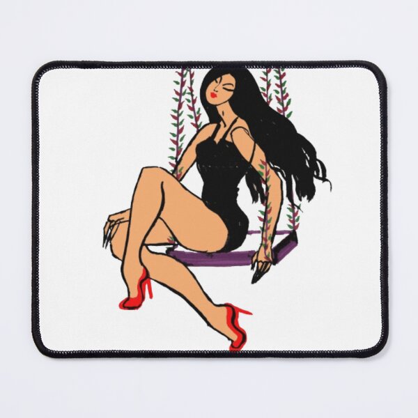 Item preview, Midnight Swing – Bold Fashion Illustration designed and sold by BulletKitty82.