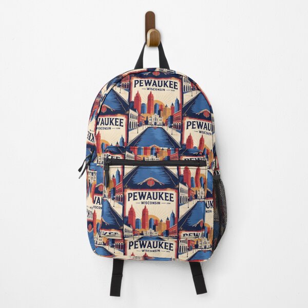 Item preview, Pewaukee Wisconsin 1950s USA Vintage Travel Tourism designed and sold by TravelersGems.