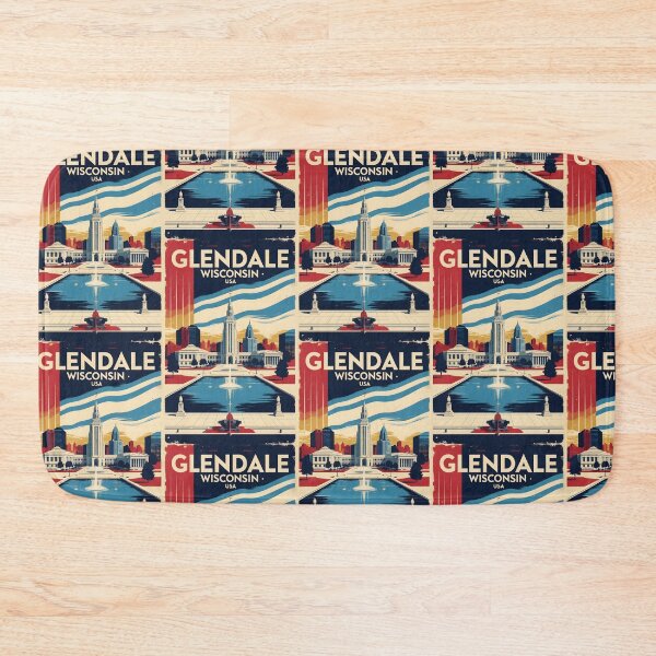 Item preview, Glendale Wisconsin 1950s USA Vintage Travel Tourism designed and sold by TravelersGems.