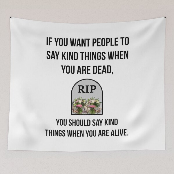 Item preview, Say kind things  designed and sold by Rachel the Artist .